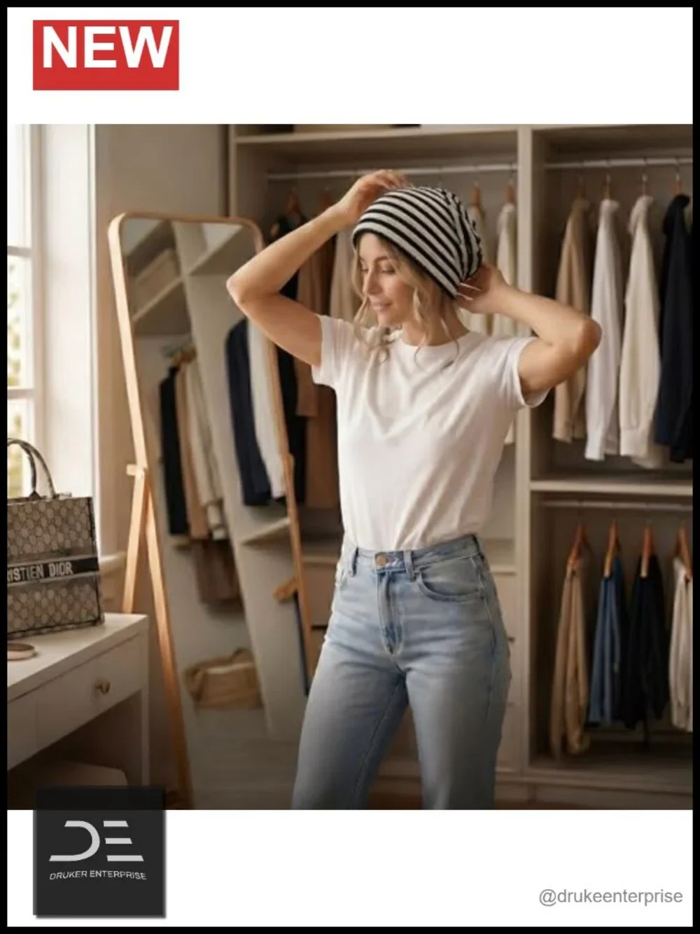 Summer Slouchy Beanie for Women Relaxed Knit Skull Cap Daily Styling